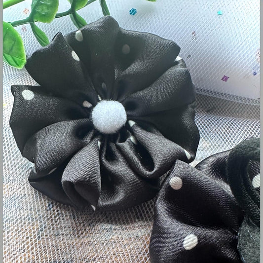 Midnight Bloom Hair Tie