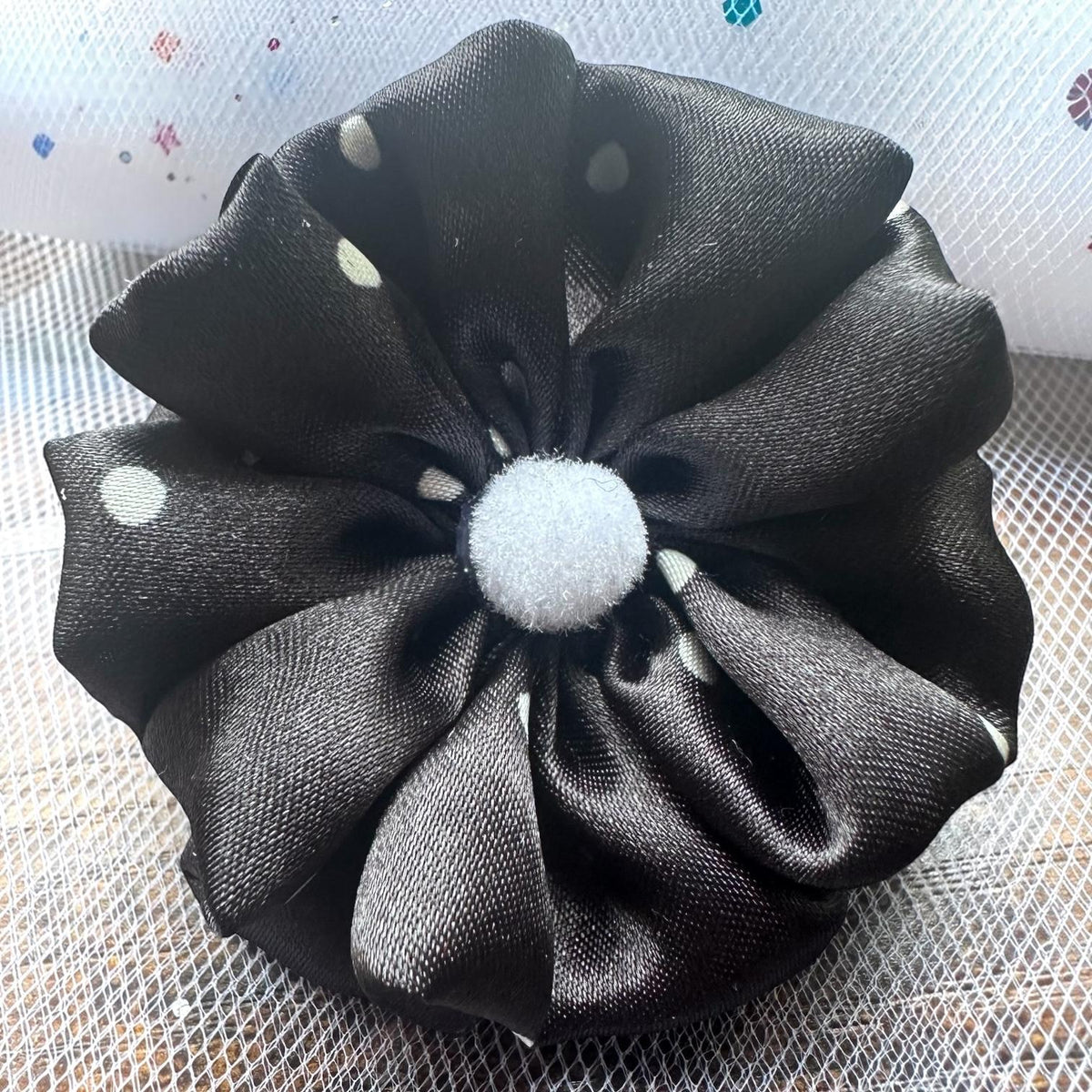 Midnight Bloom Hair Tie