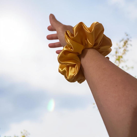 Gold Scrunchie