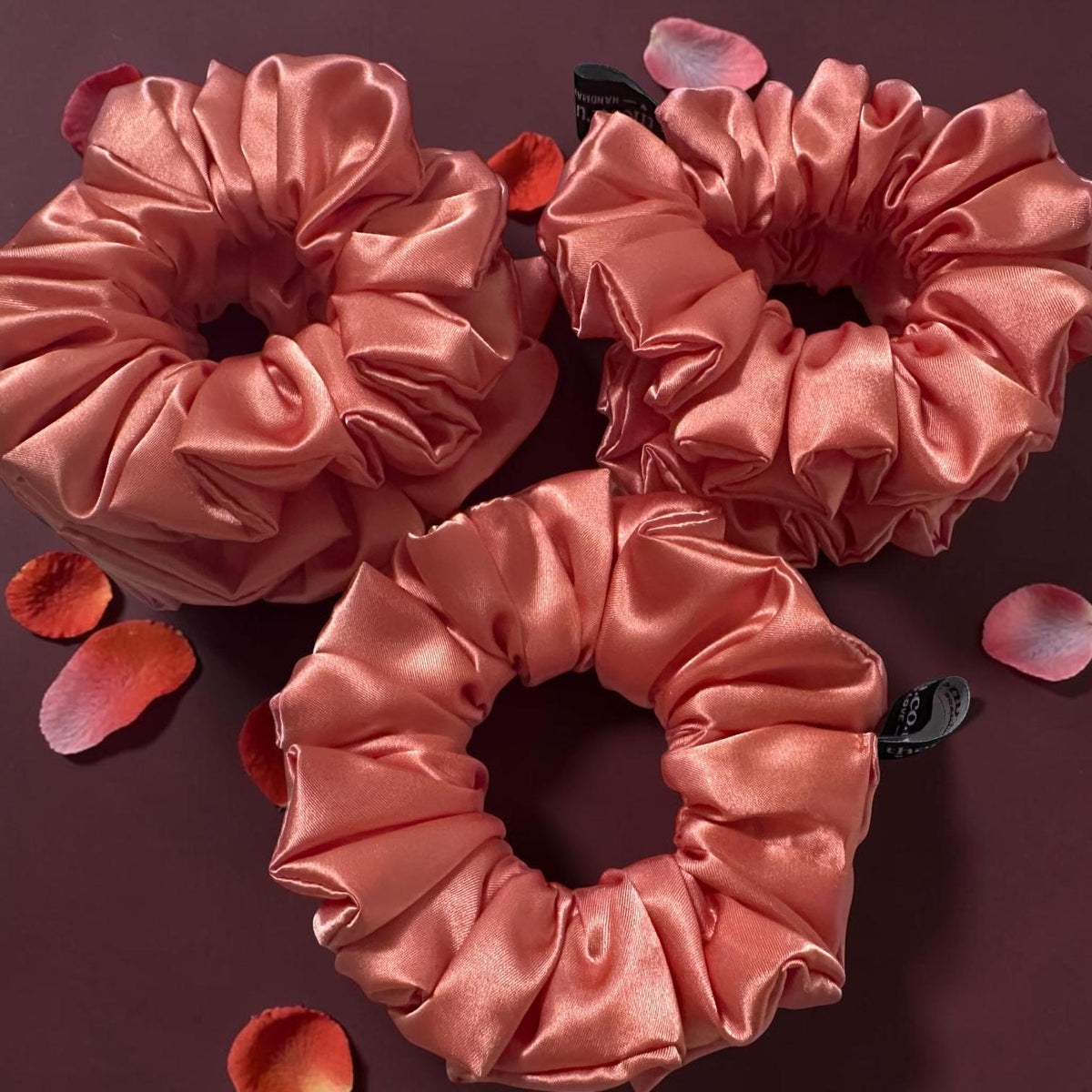 Melon Coloured Scrunchie